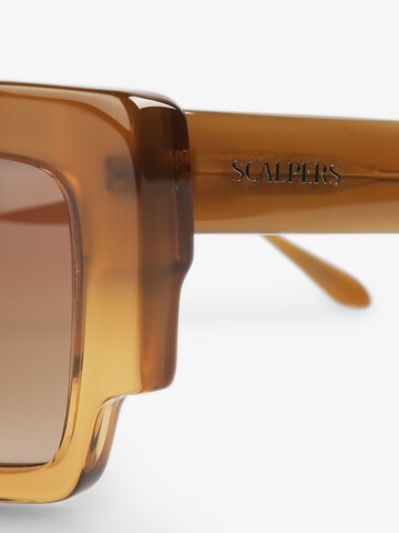 Lunettes de soleil Scalpers en marron