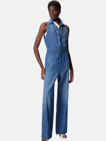 PINKO Strój do biegania 'PINKO VISIONE TUTA LIGHT DENIM COTONE LINO TUTA' w kolorze niebieski: przód