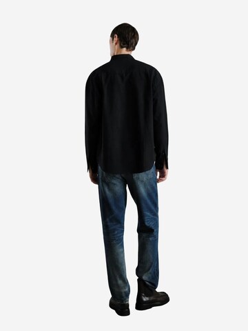 Coupe regular Chemise Giesto en noir