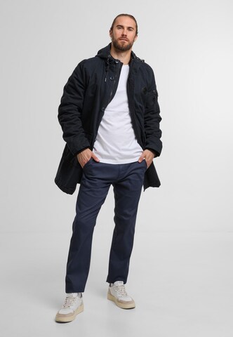 INDICODE JEANS Přechodová parka 'Idahoe' – modrá