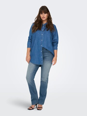 ONLY Carmakoma Slimfit Jeans 'Alicia' in Blauw