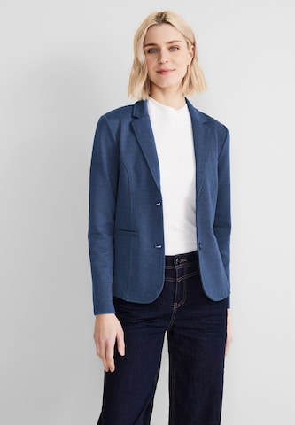 STREET ONE Blazer in Blue: front