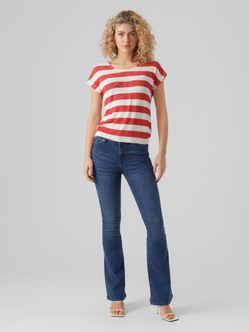 VERO MODA T-Shirt in Rot