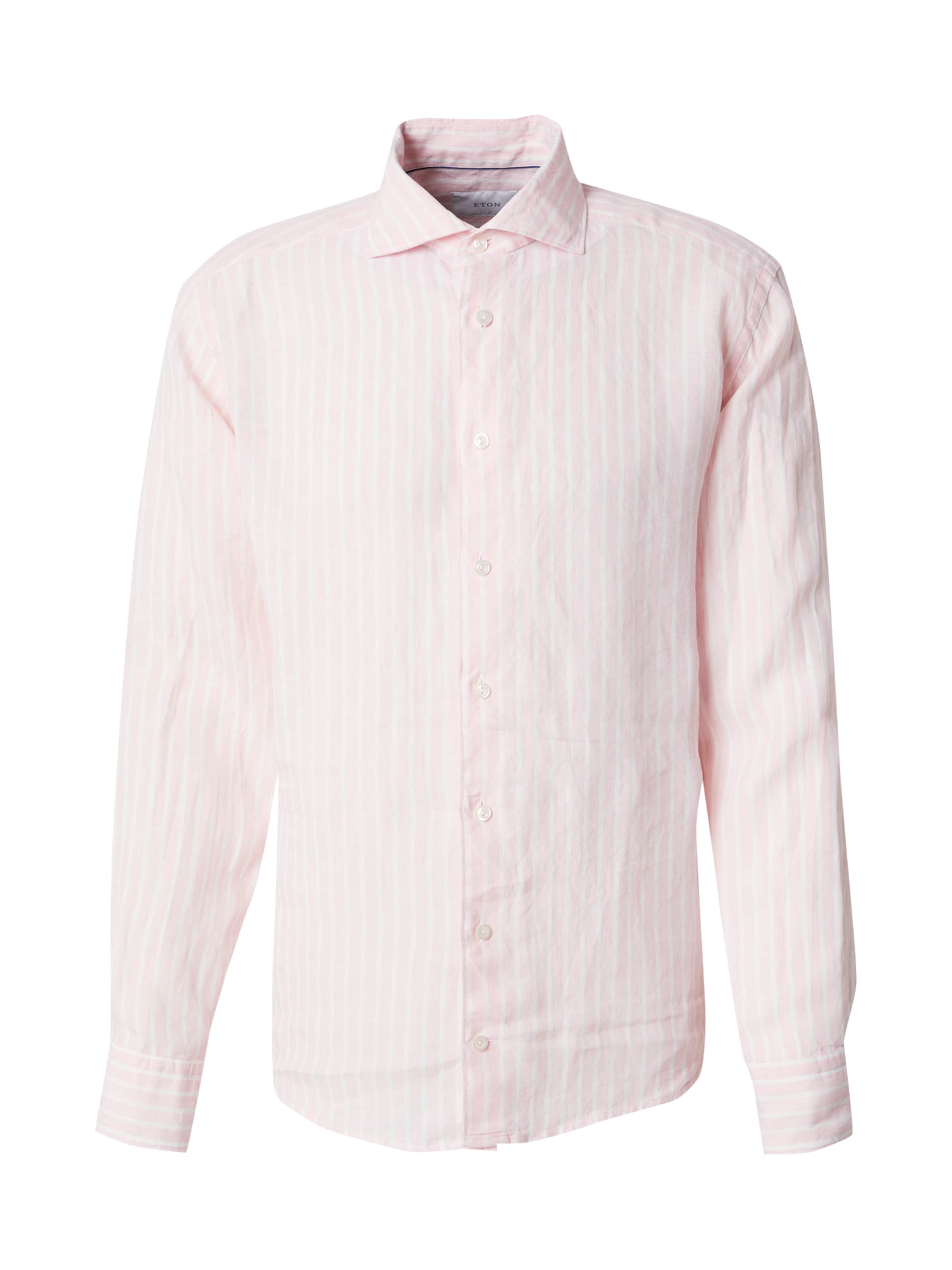 ETON Regular fit Button Up Shirt in Pink: front
