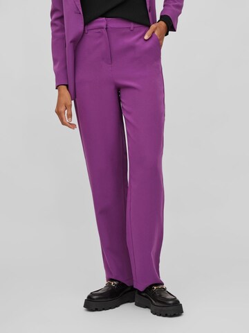 VILA Regular Pants in Purple: front