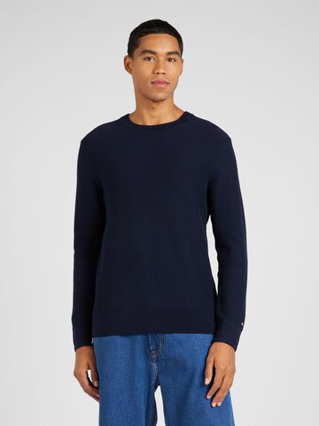 Pull-over TOMMY HILFIGER en bleu : devant