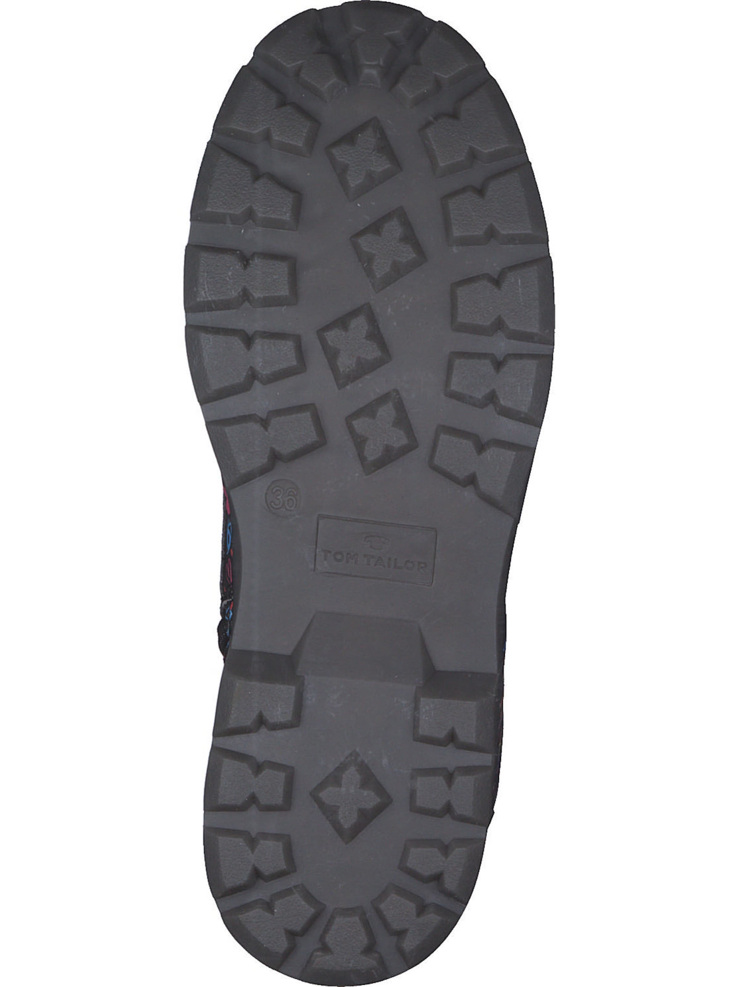 TOM TAILOR Kozačky – černá