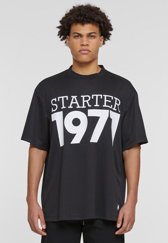 T-Shirt 'Train Day' Starter en noir : devant
