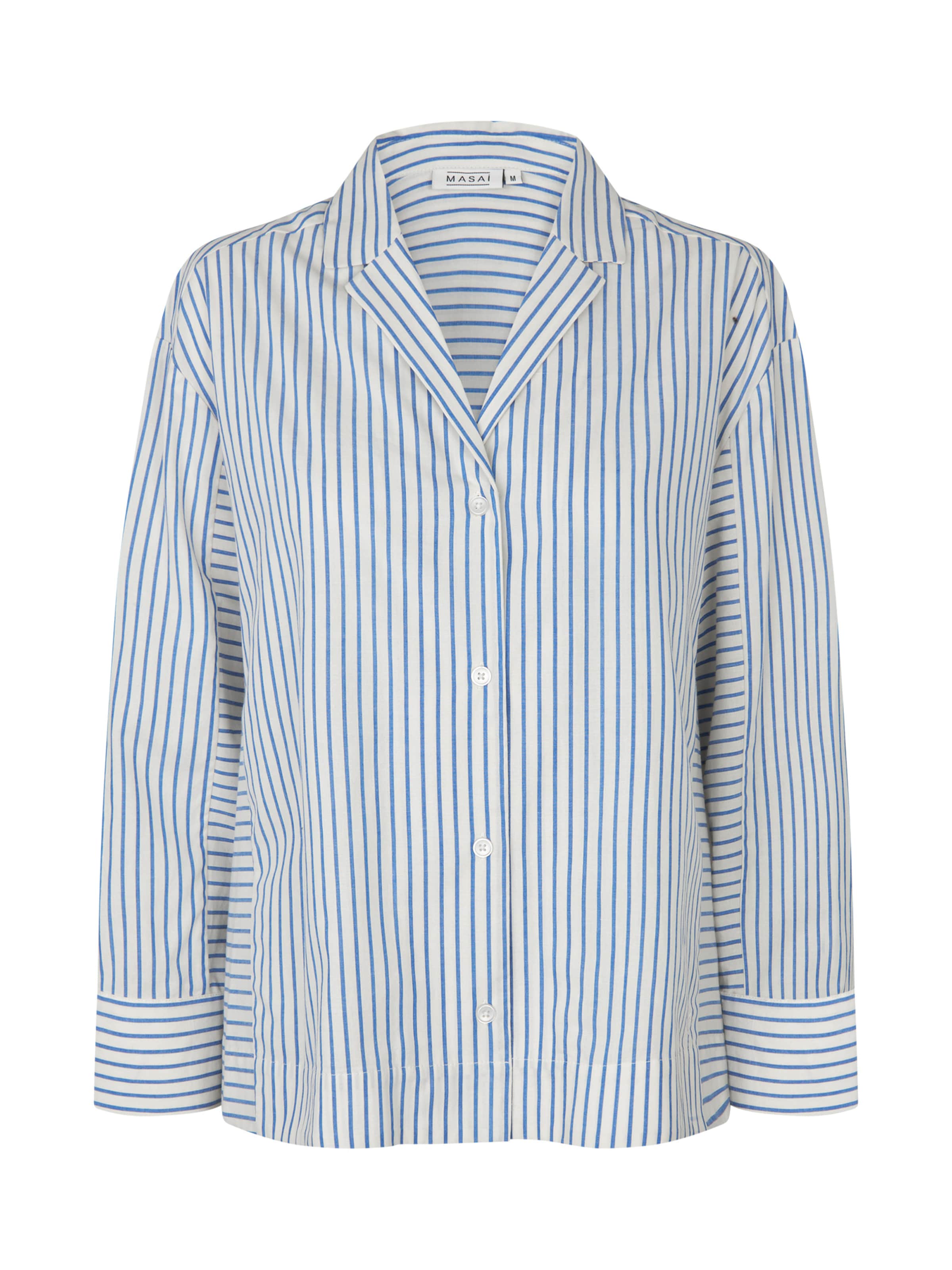 Chemisier 'Isolisse' Masai en bleu : devant