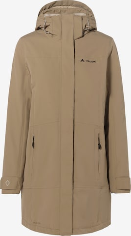 VAUDE Outdoorjas 'Skomer' in Beige: voorkant