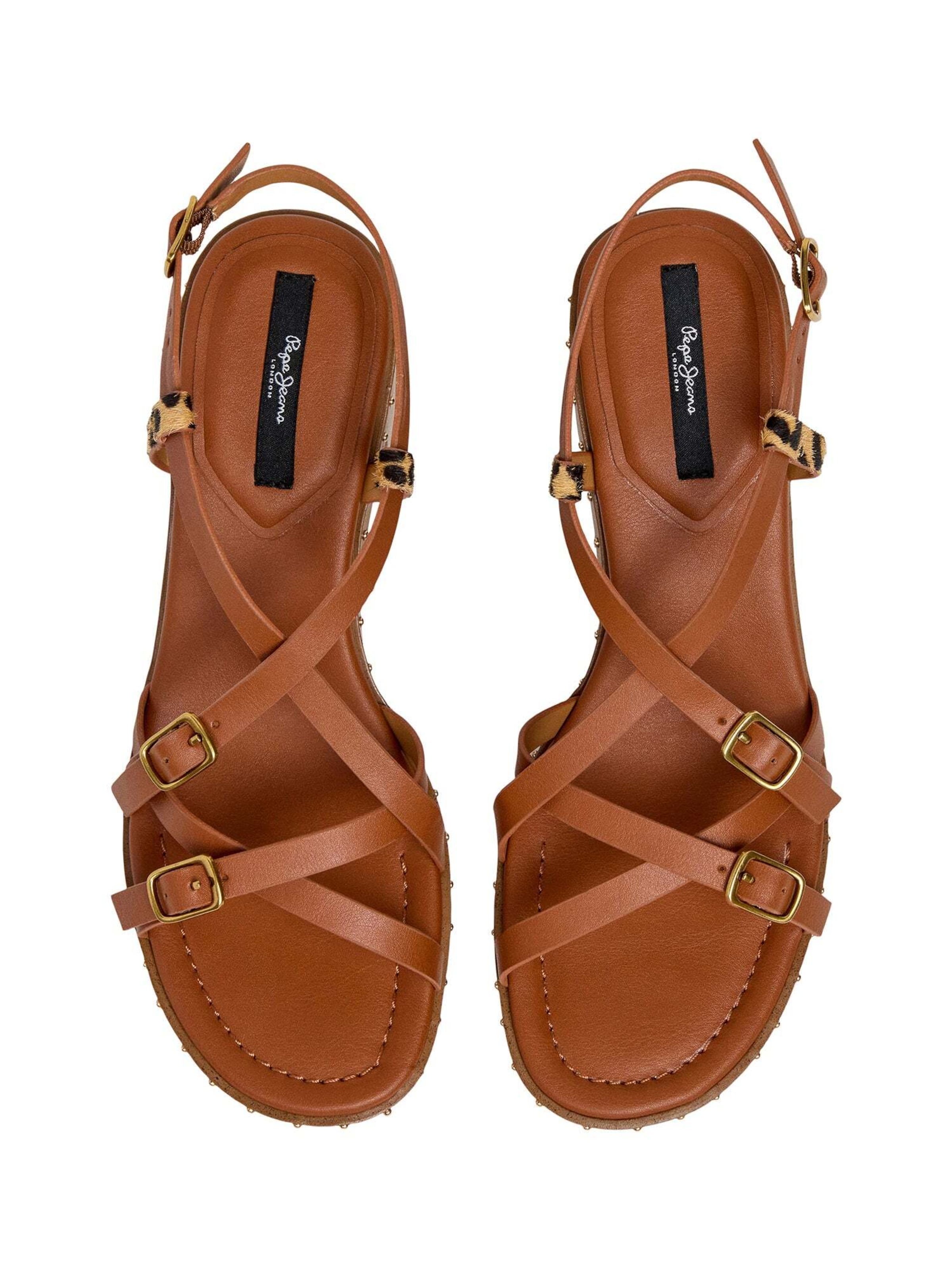 Sandales à lanières 'Carrie' Pepe Jeans en marron