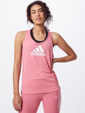 Haut de sport ADIDAS SPORTSWEAR en rose : devant