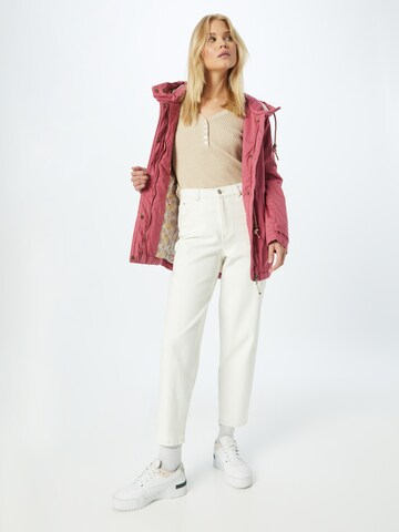 Parka mi-saison 'RAQUELA' Ragwear en rose