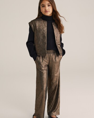 regular Pantaloni di WE Fashion in bronzo