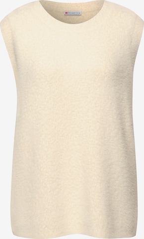 Pull-over STREET ONE en beige : devant