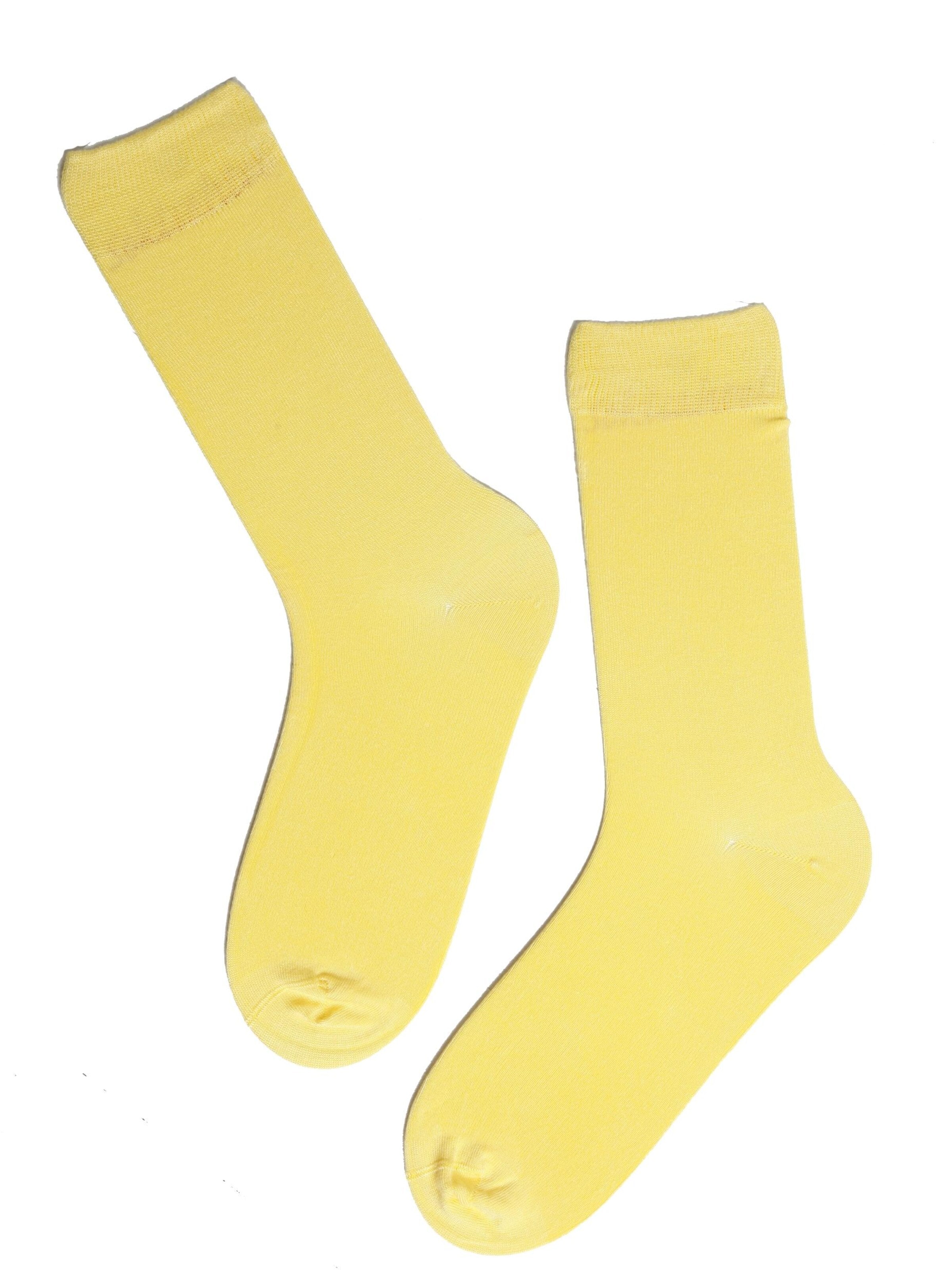 Sokisahtel Socks 'TAUNO men's socks' in Yellow: front