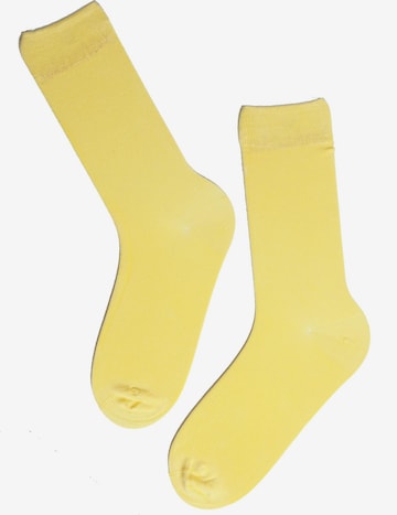 Sokisahtel Sukat 'TAUNO men's socks' värissä keltainen: etupuoli