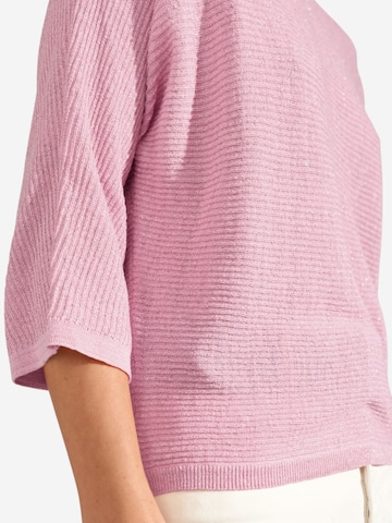 NÜMPH 3/4 Ärmel-Strickpullover 'NUDINEA PULLOVER ' in Pink
