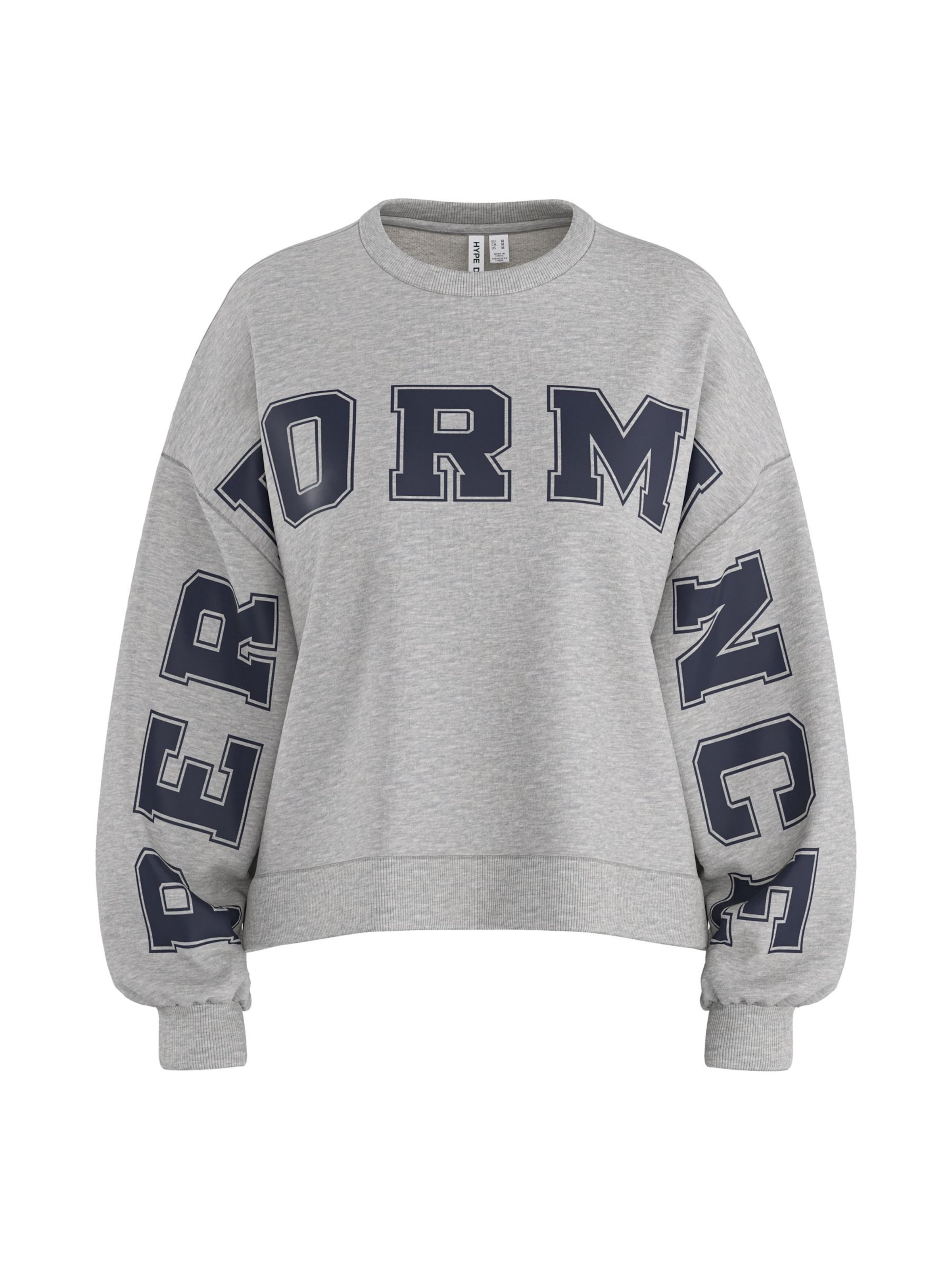 Felpa 'HDJosie' di HYPEDROP in grigio: frontale