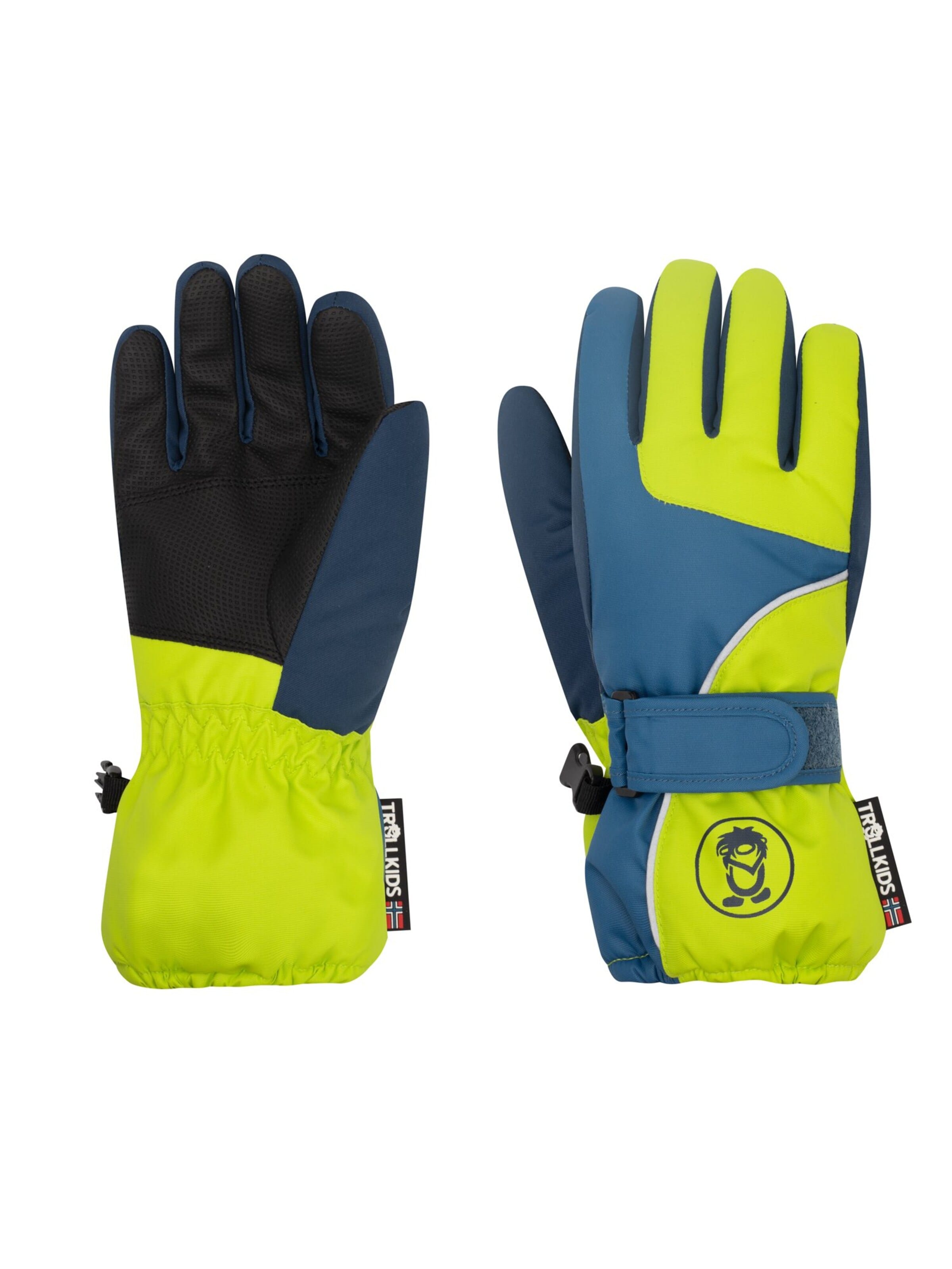 TROLLKIDS Gloves in Green: front