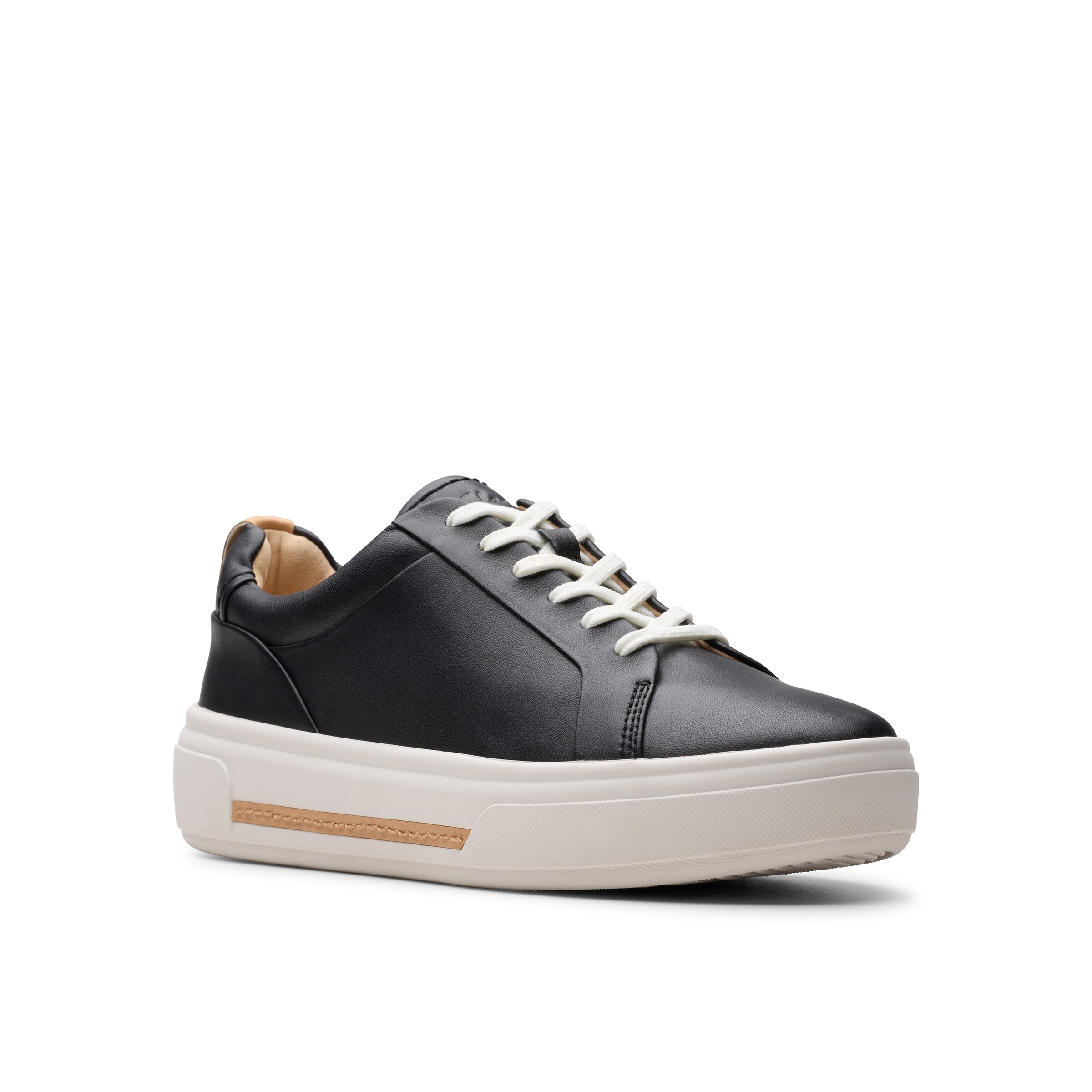Sneaker bassa 'Hollyhock Walk' di CLARKS in nero