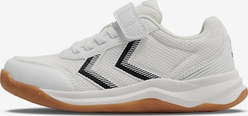 Baskets Hummel en blanc : devant