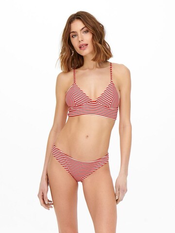 ONLY Triangel Bikini i rød