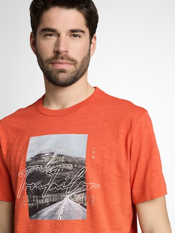 TOM TAILOR Shirt in Orange