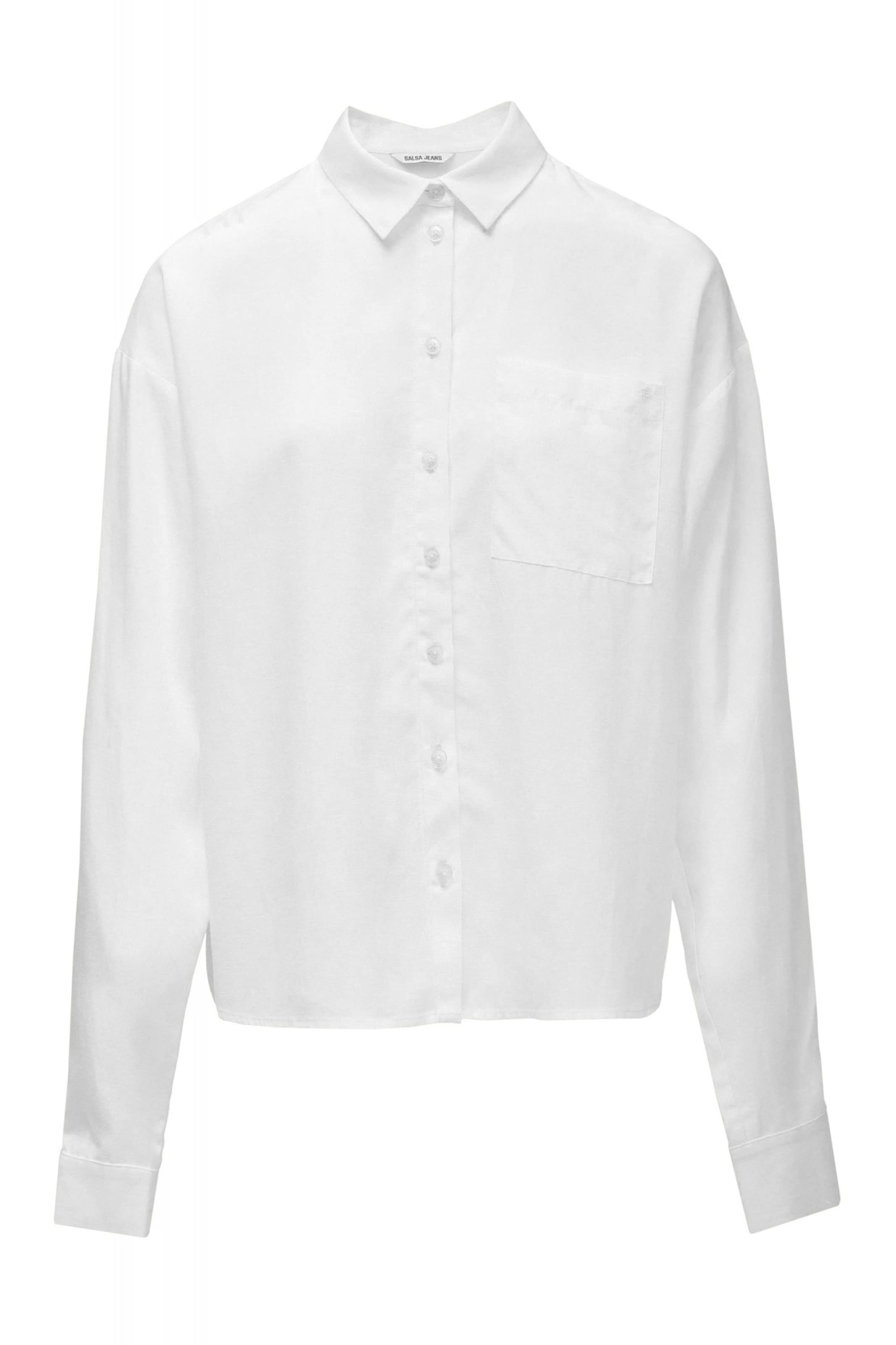 Salsa Jeans Hemd in Weiß: Vorderseite