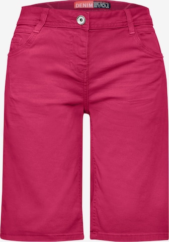 CECIL Regular Trousers 'Scarlett' in Pink: front