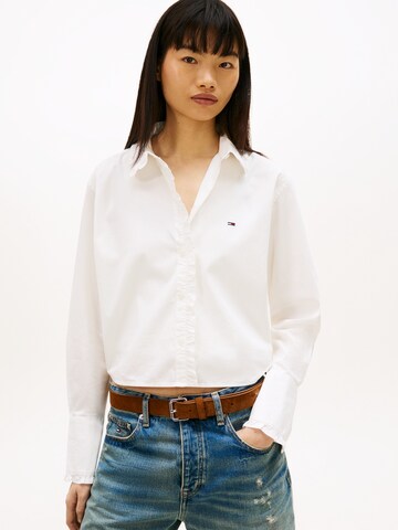Camicia da donna di Tommy Jeans in bianco: frontale