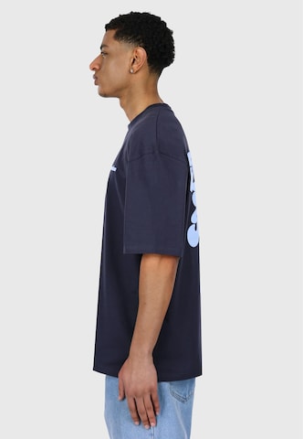 Dropsize Футболка 'Hustle Hard' в Синий