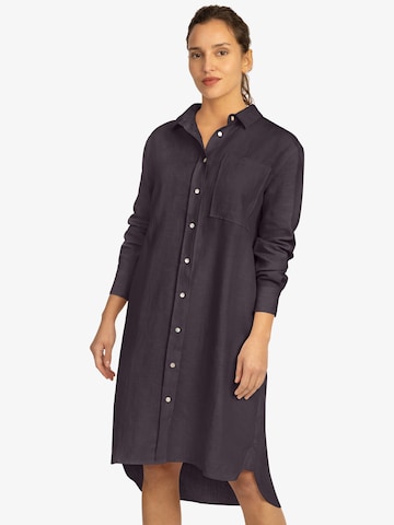 APART Shirt Dress in Blue: front