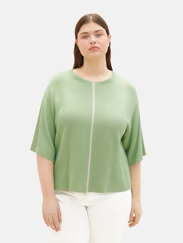 Tom Tailor Women + - Pullover em verde: frente