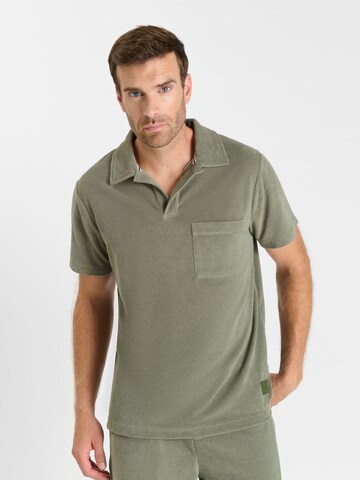 Le Temps Des Cerises Shirt 'Eran' in Groen: voorkant