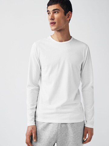 T-Shirt Next en blanc : devant