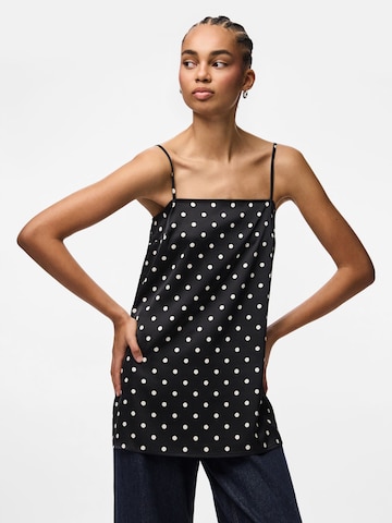 PIECES - Top 'PCJYTTA' en negro: frente