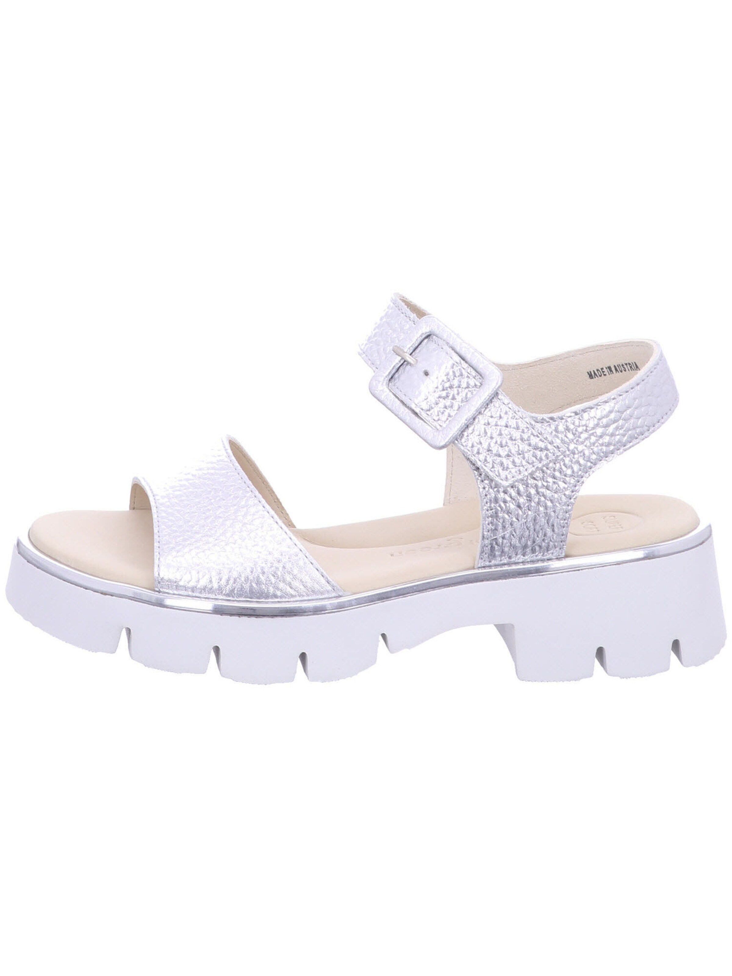 Paul Green Strap Sandals in Silver
