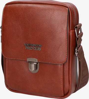 Northampton Polo Club Crossbody Bag in Brown: front