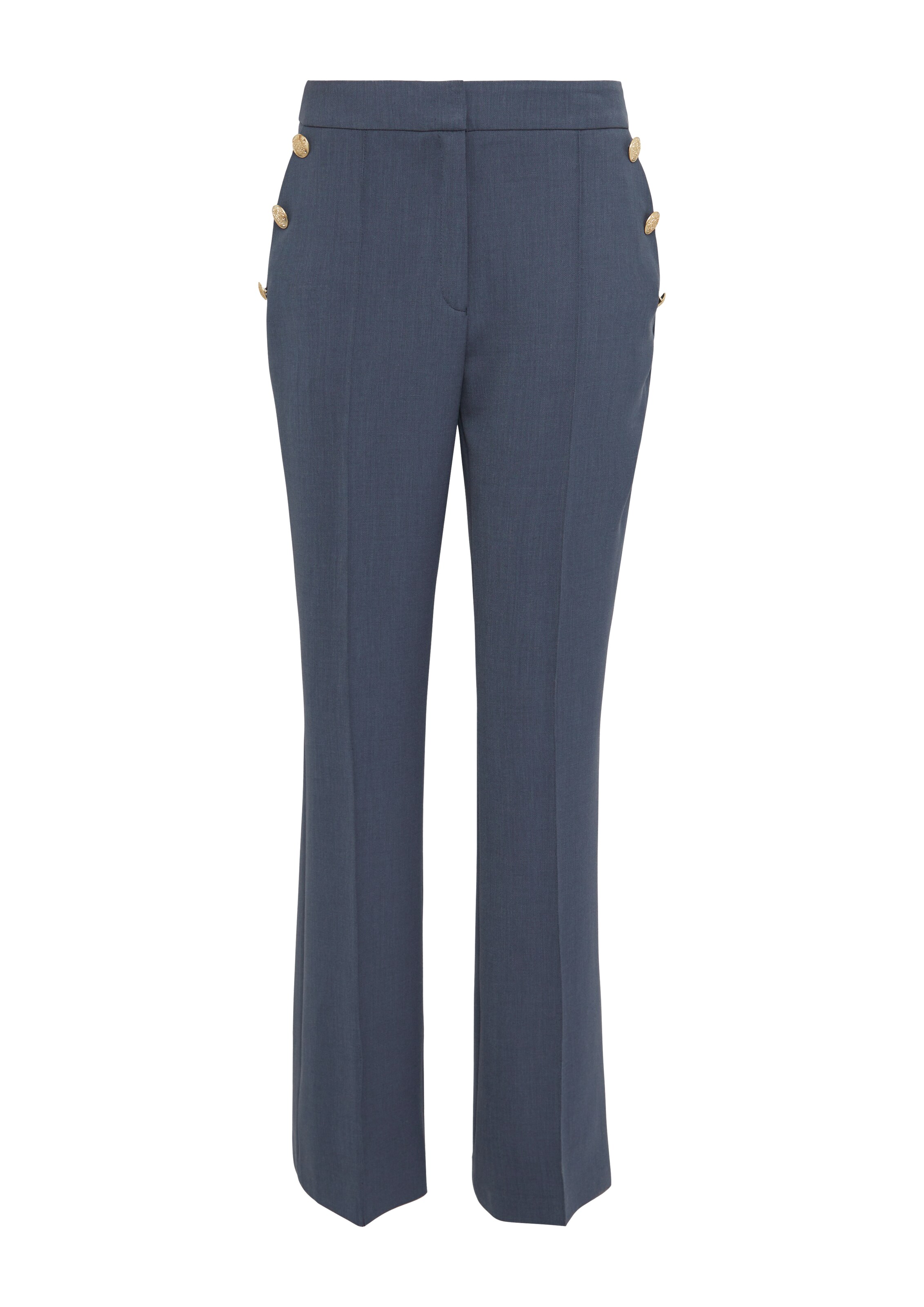 s.Oliver Flared Pantalon in Blauw: voorkant