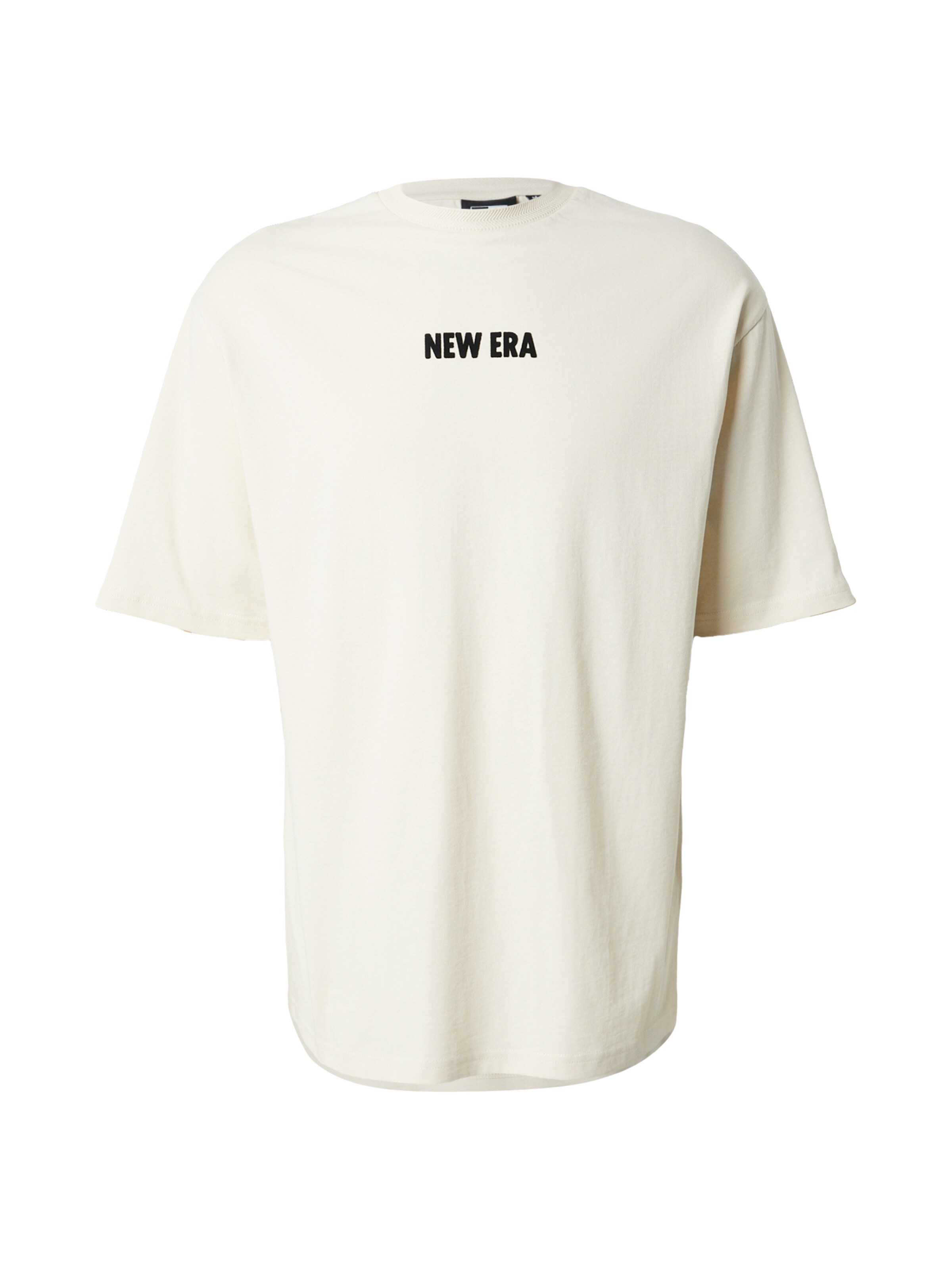 NEW ERA Shirt in XS in de kleur Ivoor / Zwart, Productweergave