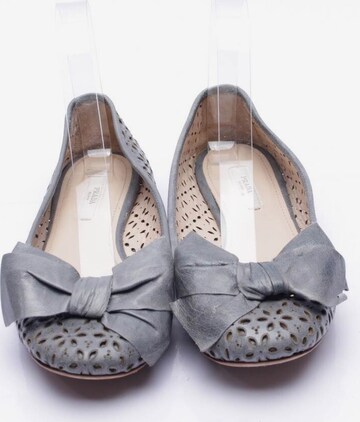 PRADA Flats & Loafers in 36,5 in Grey
