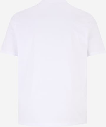 Jack & Jones Plus قميص 'VESTERBRO' بلون أبيض