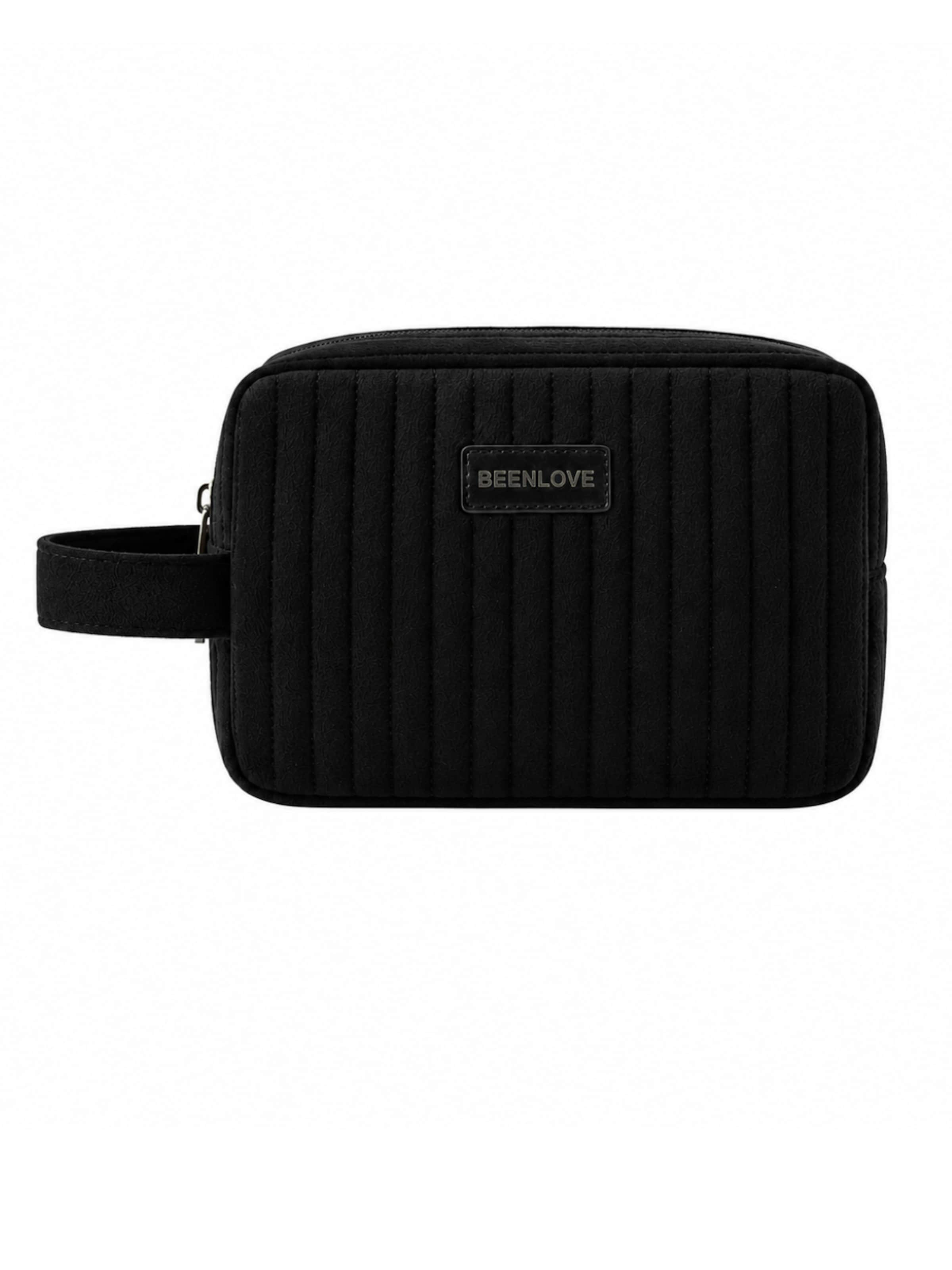 MEVYRA Cosmetic Bag in Black: front