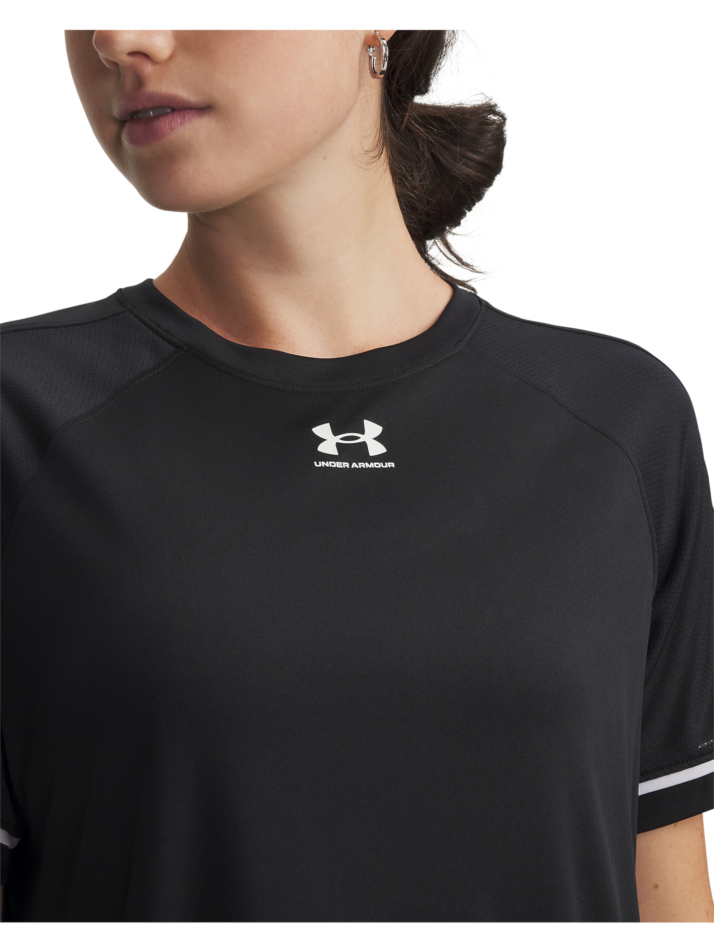 UNDER ARMOUR Functioneel shirt 'Challenger Boxy' in Zwart