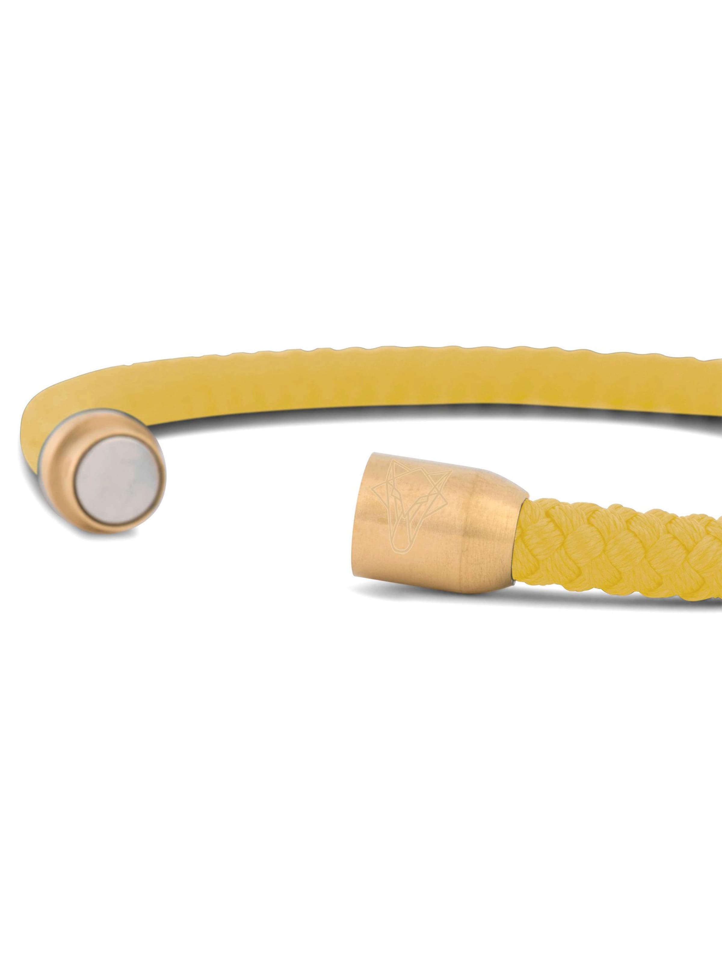 Akitsune Armband 'Silvus'‌‌‌‌‌‌‌‌ in Gelb