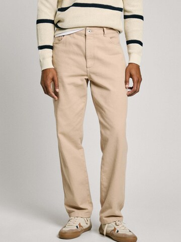 Pepe Jeans Regular Jeans in Beige: Vorderseite