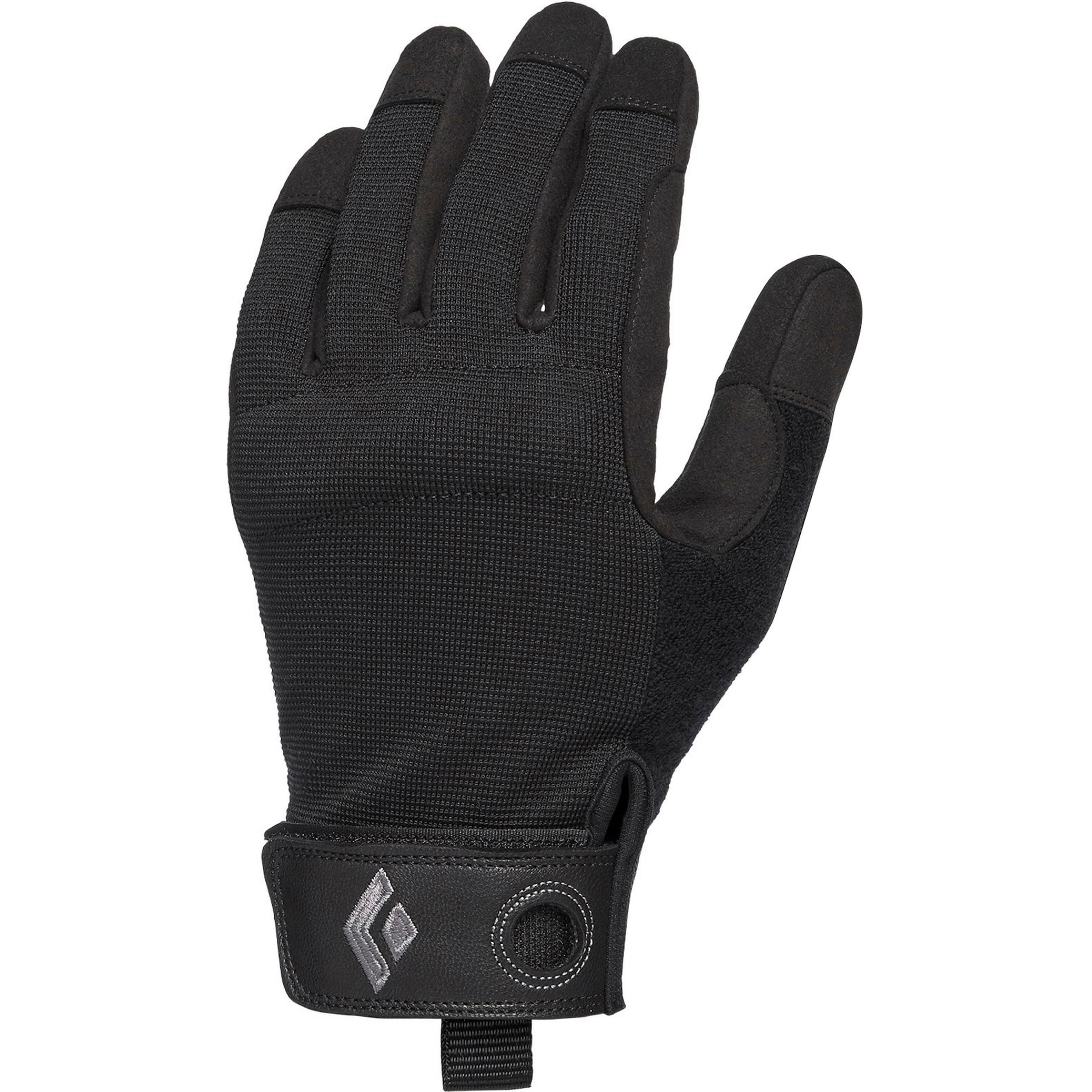 BLACK DIAMOND Athletic Gloves 'Crag Gloves' in Black: front