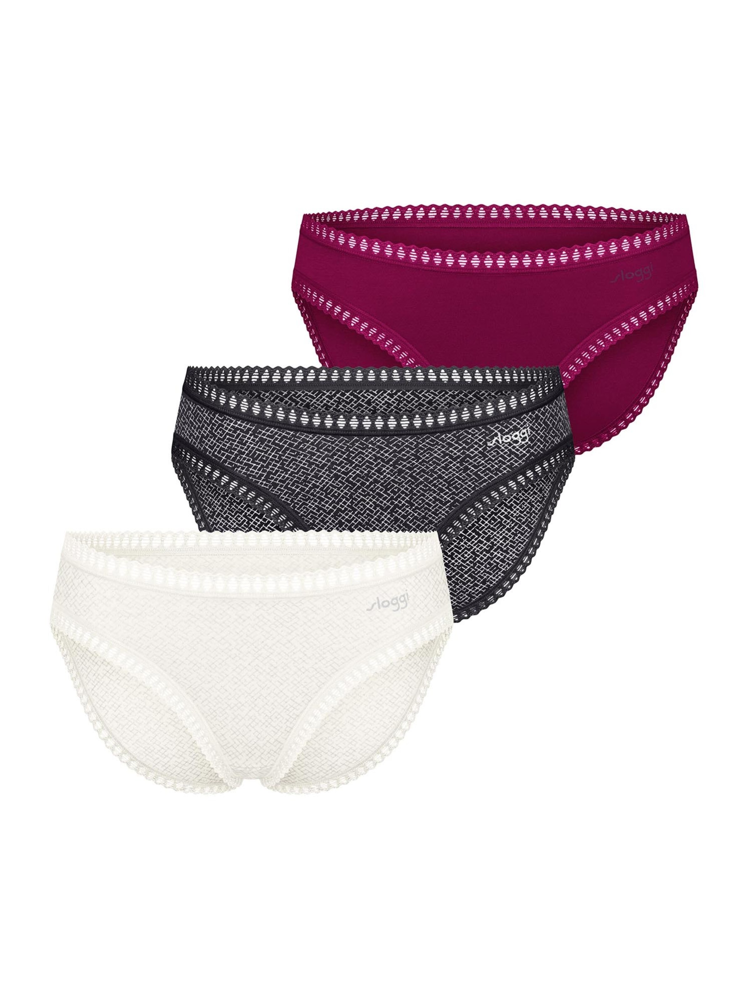 Slip ' Blue GO Crush ' SLOGGI en rose : devant