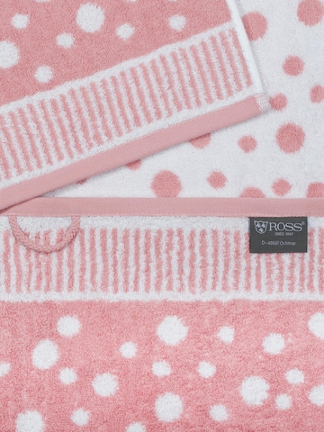 ROSS Towel 'Punkte allover' in Pink